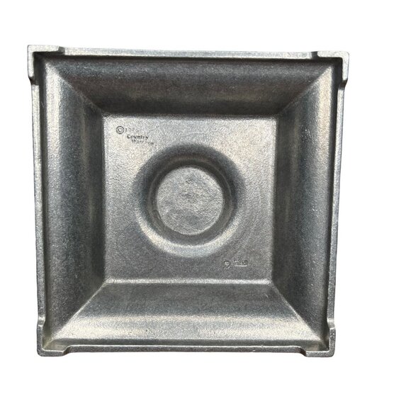 1975 Wilton Country Ware Pewter Square Taper Candle Holder - Picture 8 of 11